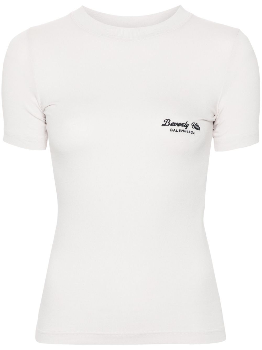 Balenciaga Beverly Hills 刺绣T恤 - 中性色
