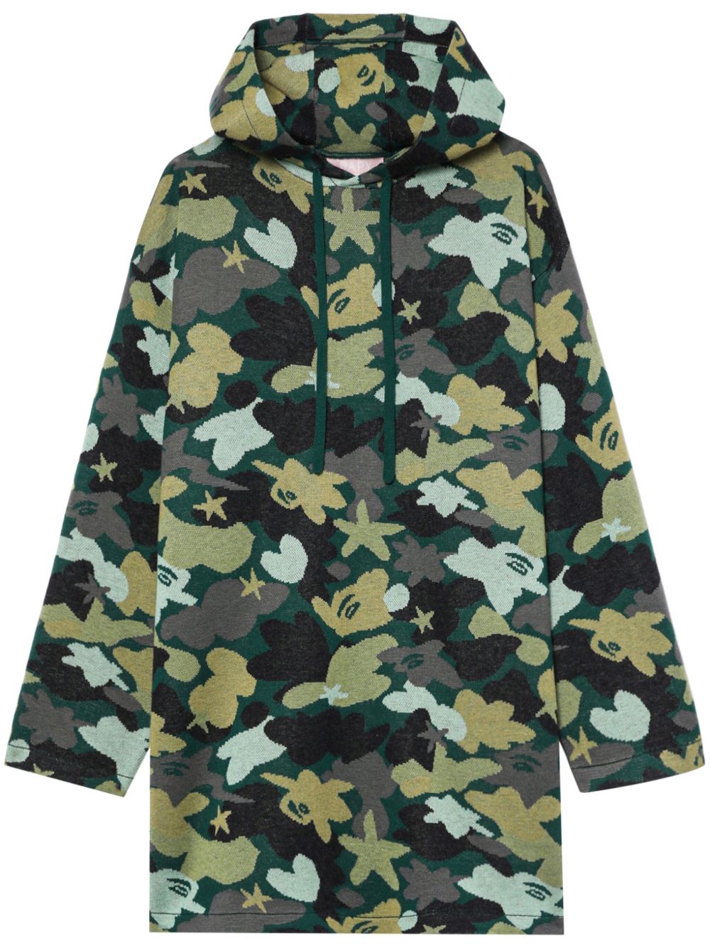 BAPY BY *A BATHING APE® 迷彩图案毛衣 - 绿色
