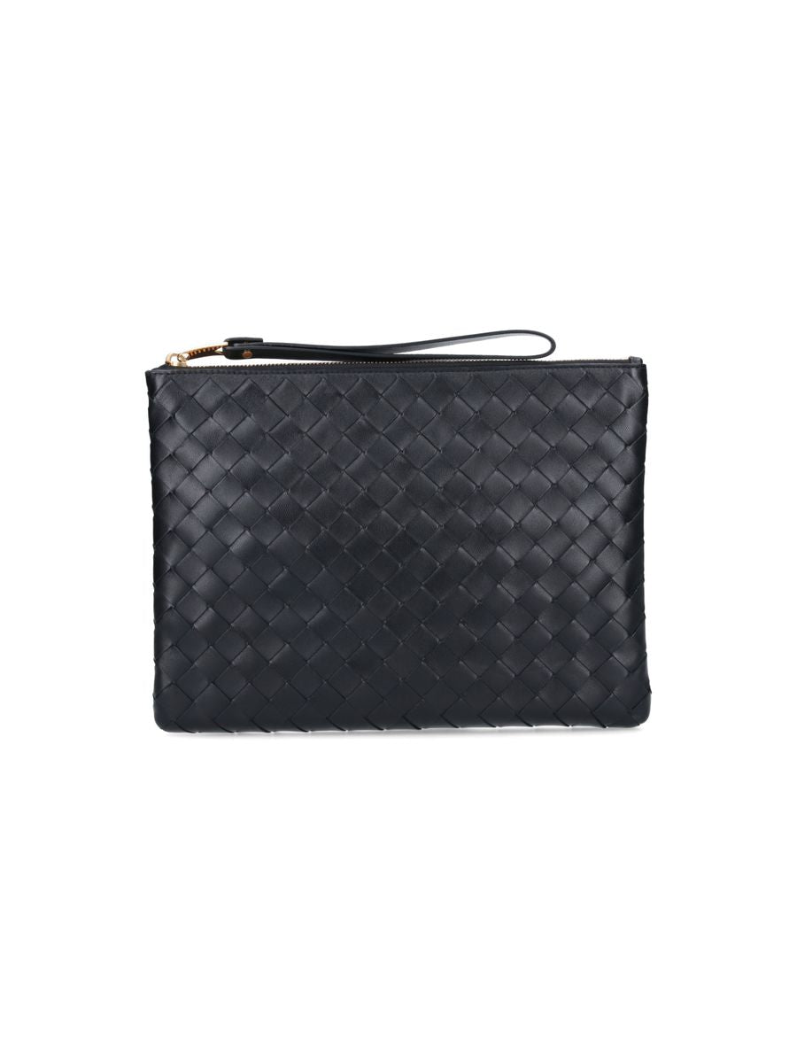 Bottega Veneta Leather Flat Pouch