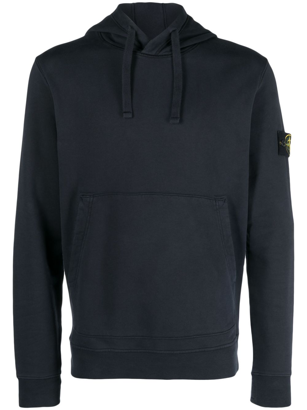 Stone Island 罗盘贴花棉连帽衫 - 蓝色