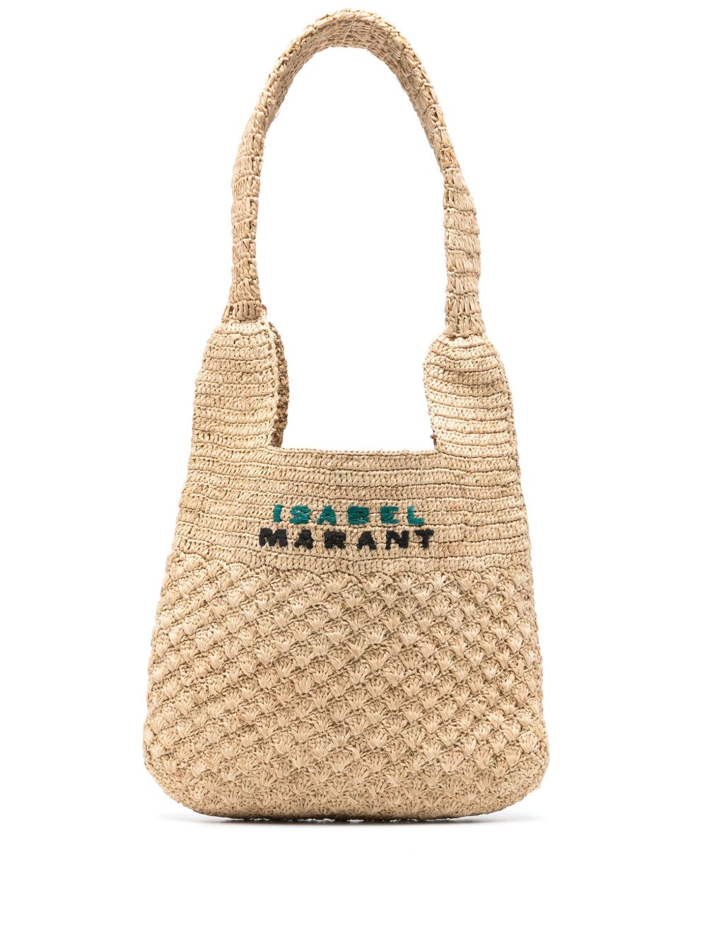 ISABEL MARANT Praia 编织小号单肩包 - 中性色