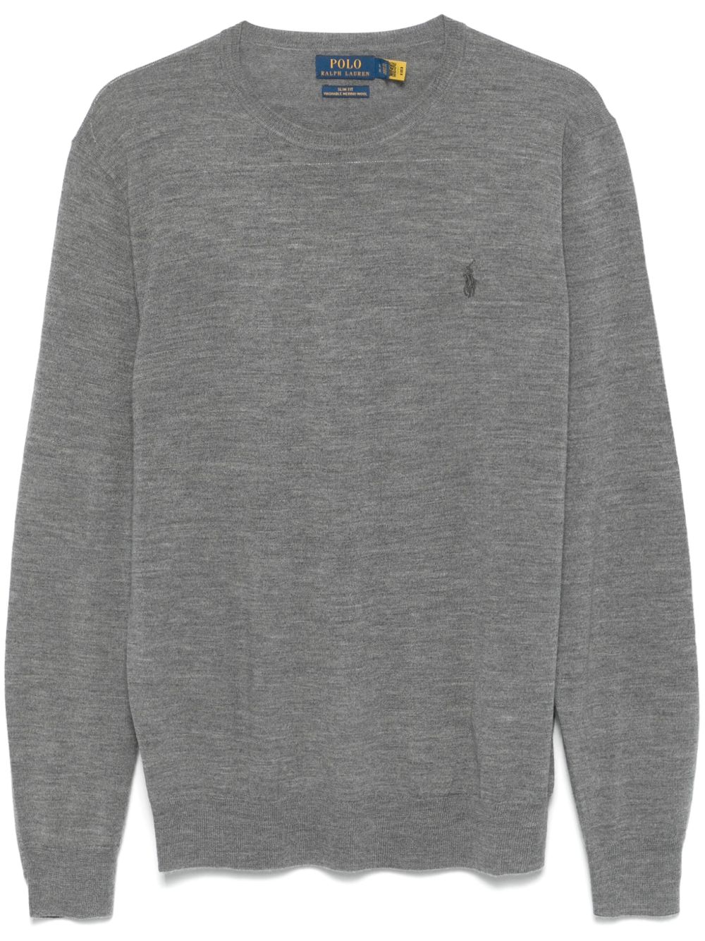 Polo Ralph Lauren Polo Pony 刺绣毛衣 - 灰色