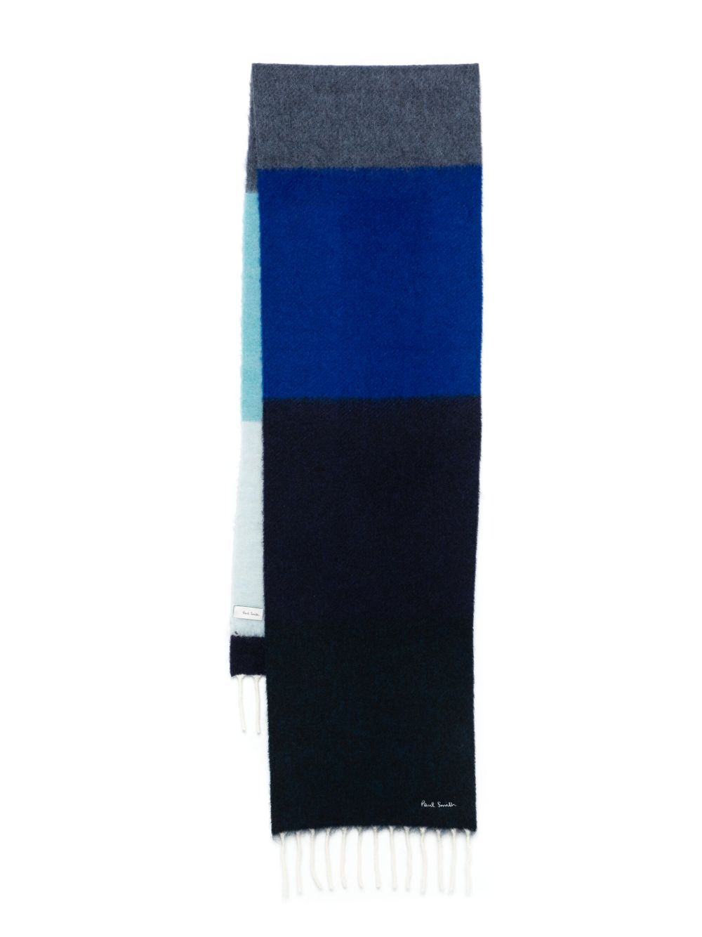Paul Smith 拼色围巾 - 蓝色