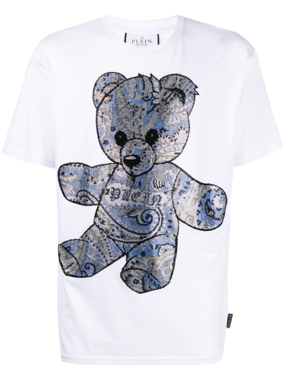 Philipp Plein 泰迪熊图案短袖T恤 - 白色