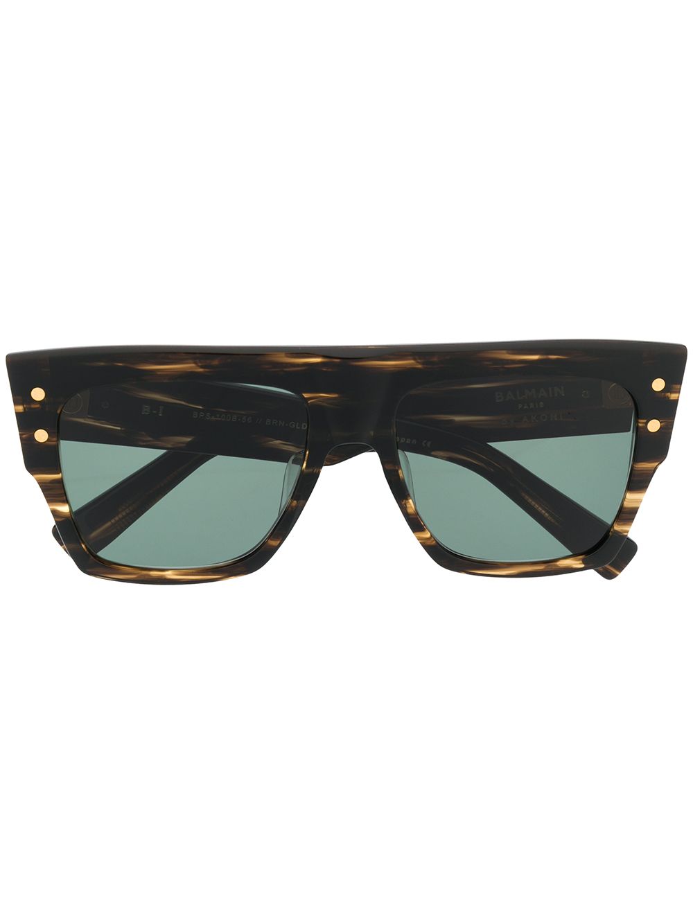 Balmain Eyewear B-I 太阳眼镜 - 褐色