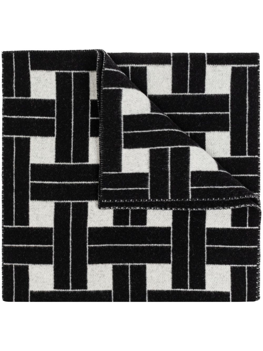 Kenzo Weave 围巾 - 白色