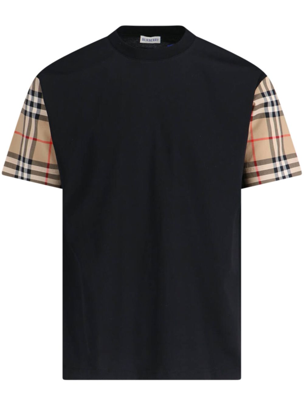 Burberry 经典格纹T恤 - 黑色