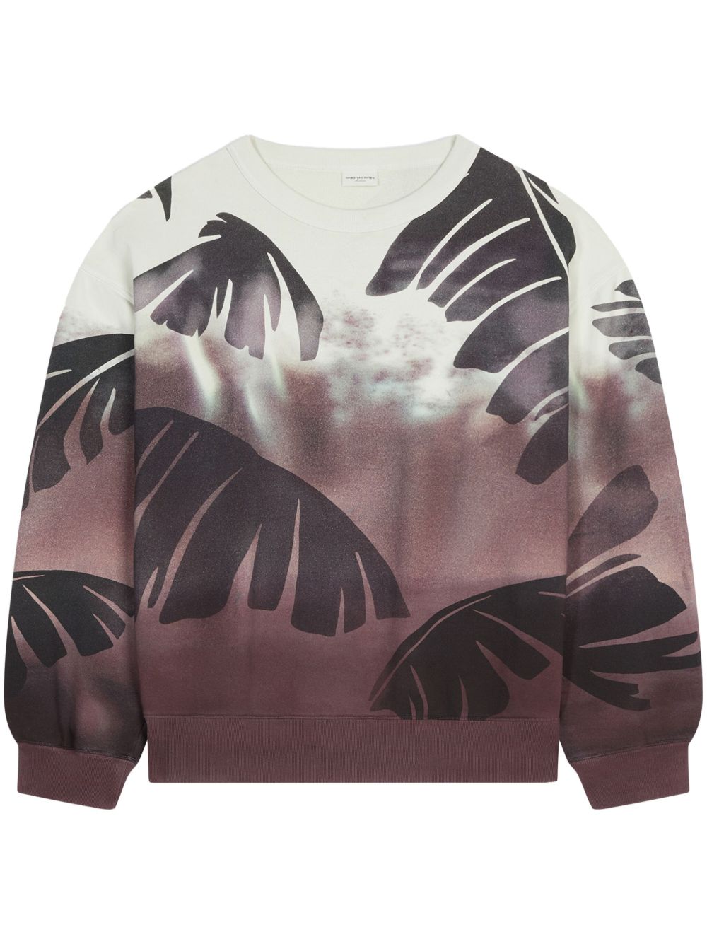 DRIES VAN NOTEN Oversized 棉卫衣 - 红色