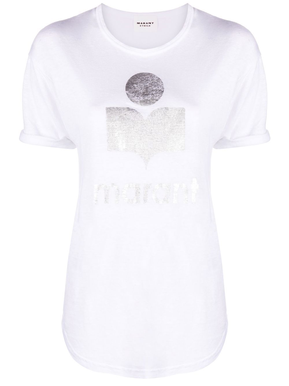 MARANT ÉTOILE Koldi logo印花T恤 - 白色