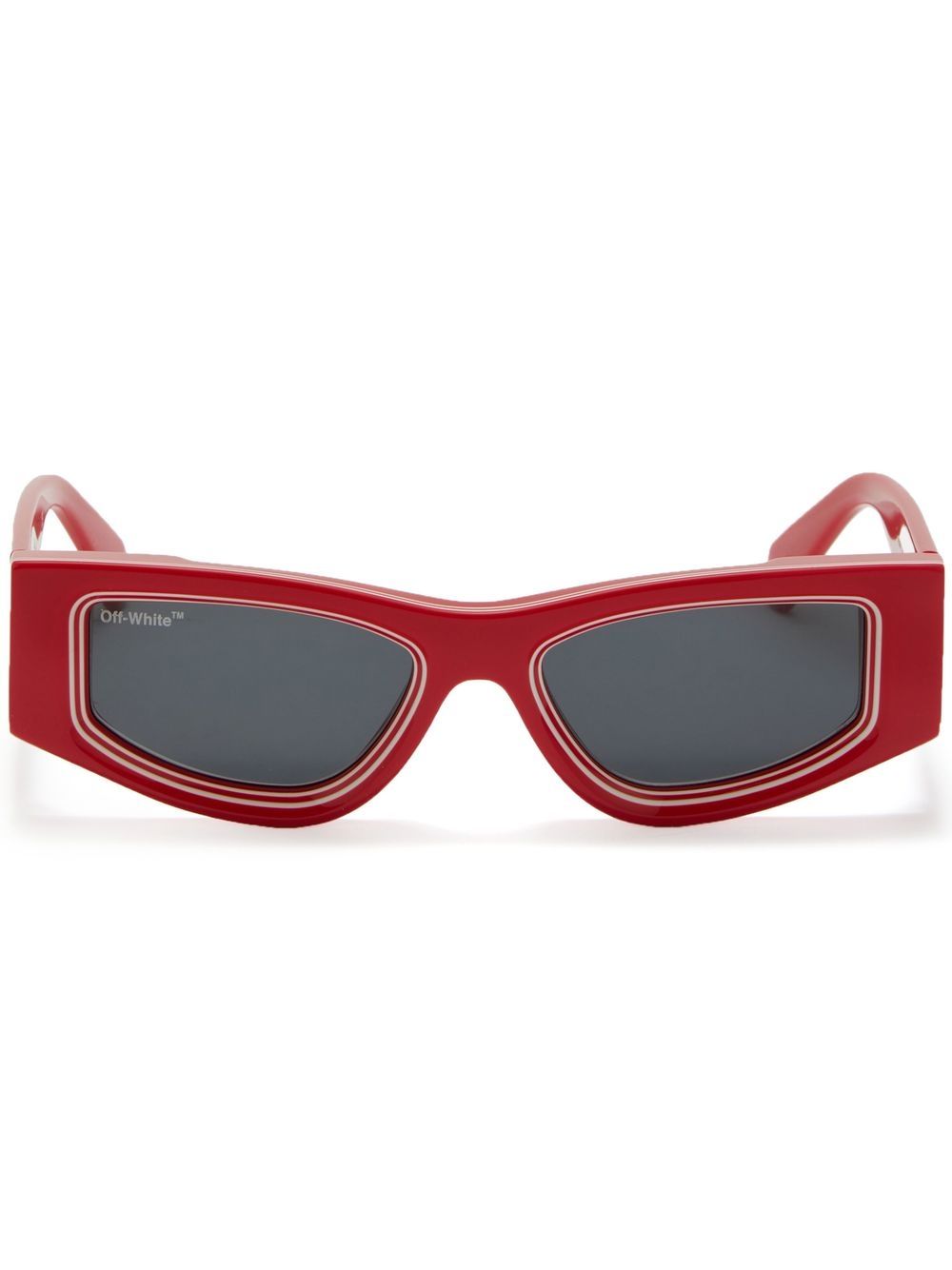Off-White Eyewear Andy 方框太阳眼镜 - 灰色