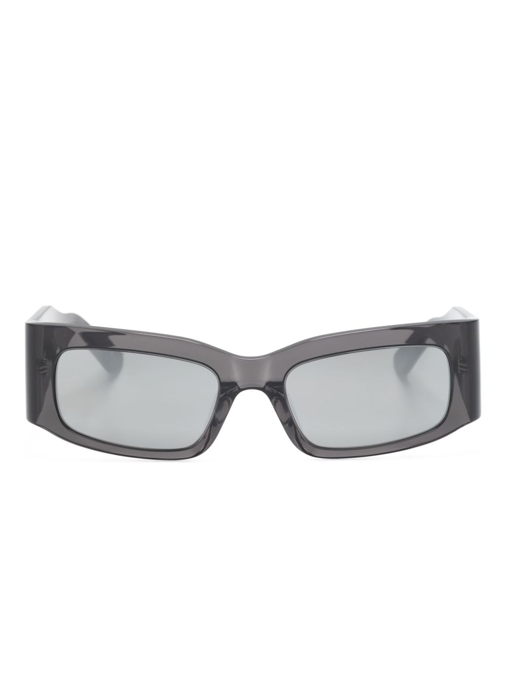 Balenciaga Eyewear 长方形框太阳眼镜 - 黑色