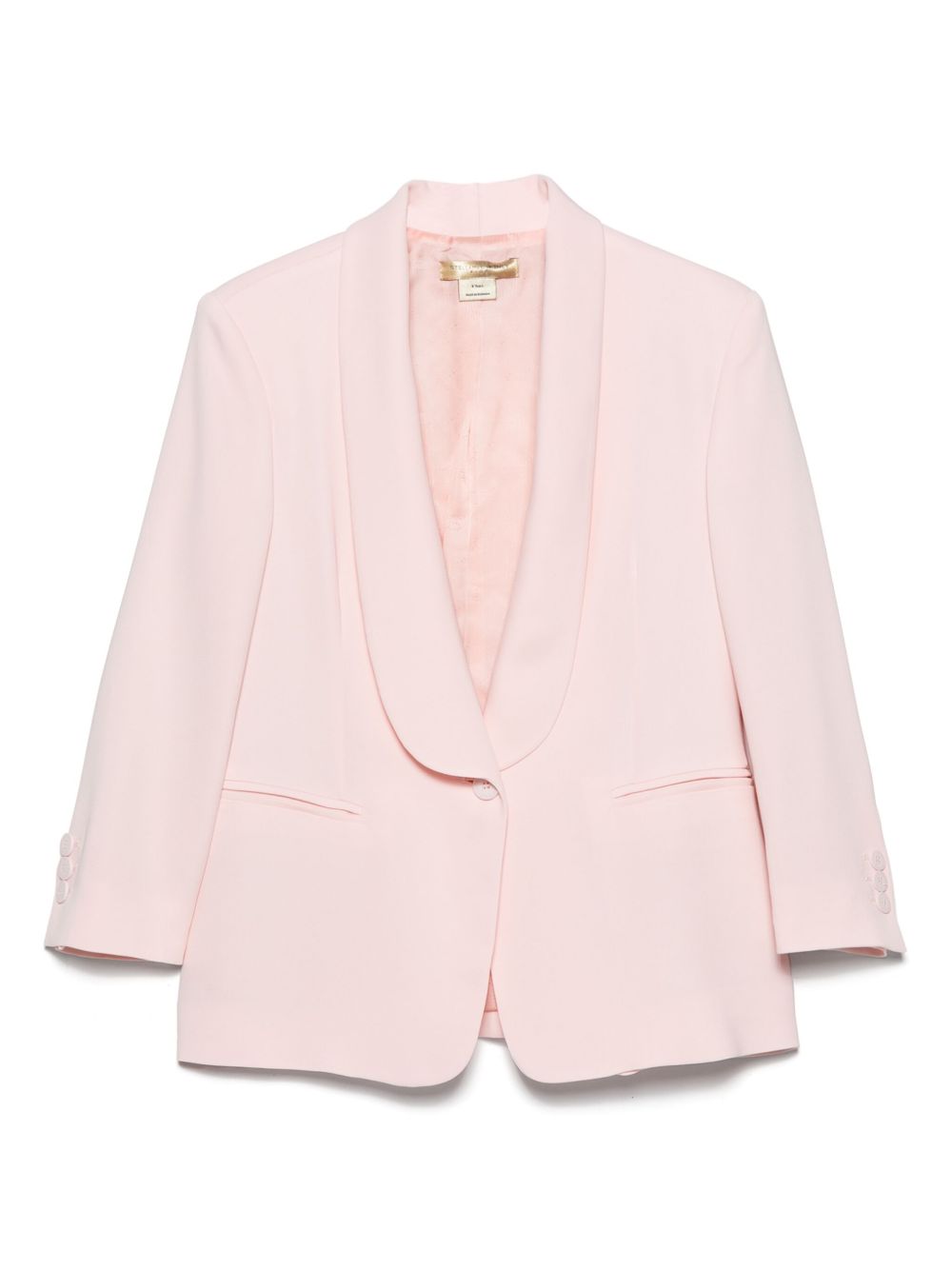 Stella McCartney Kids 单排扣西装夹克 - 粉色