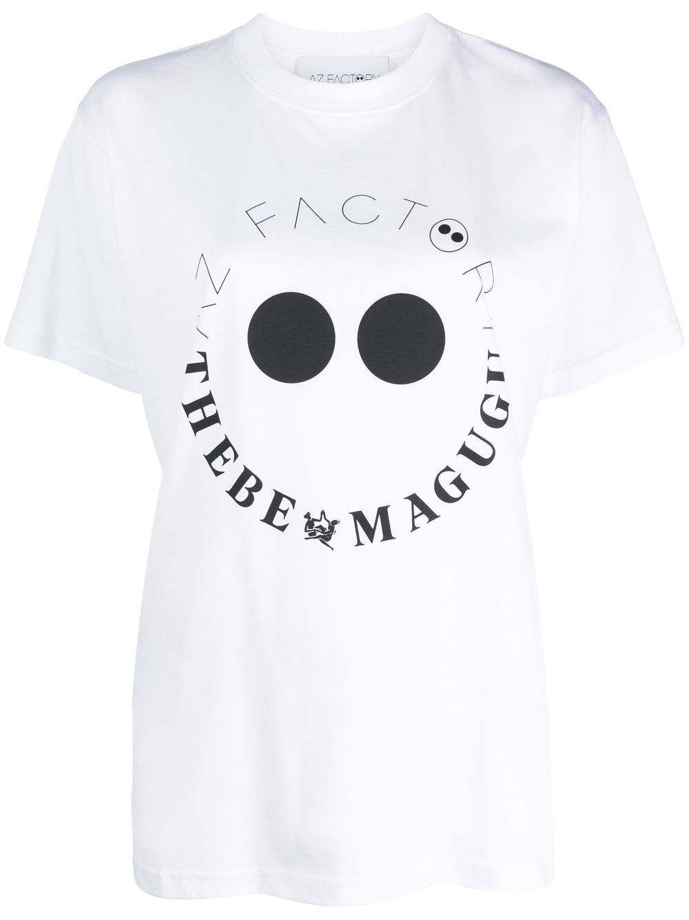 AZ FACTORY x Thebe Magugu logo印花T恤 - 白色