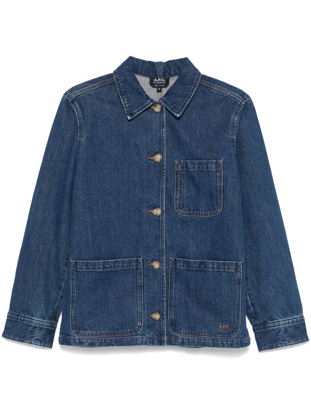 A.P.C. Silvana 牛仔夹克 - 蓝色