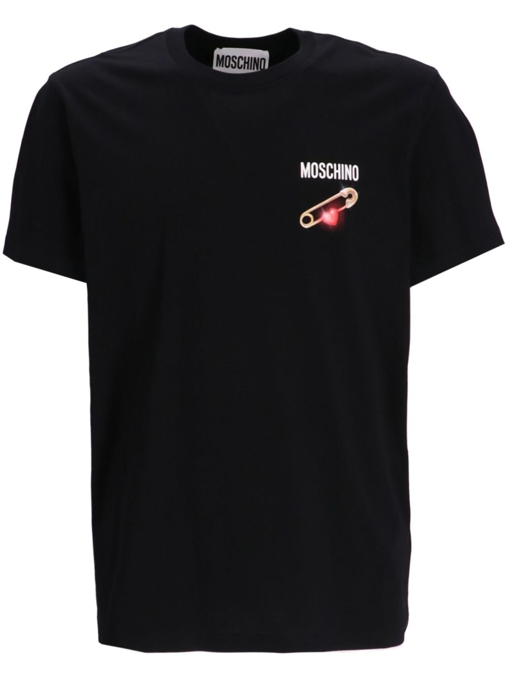 Moschino 印花棉T恤 - 黑色