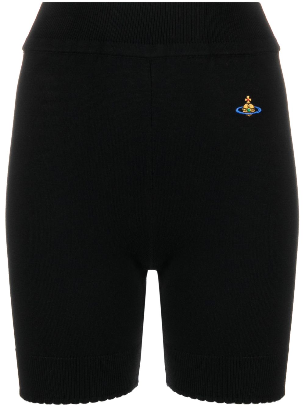 Vivienne Westwood Bea Orb 刺绣针织短裤 - 黑色