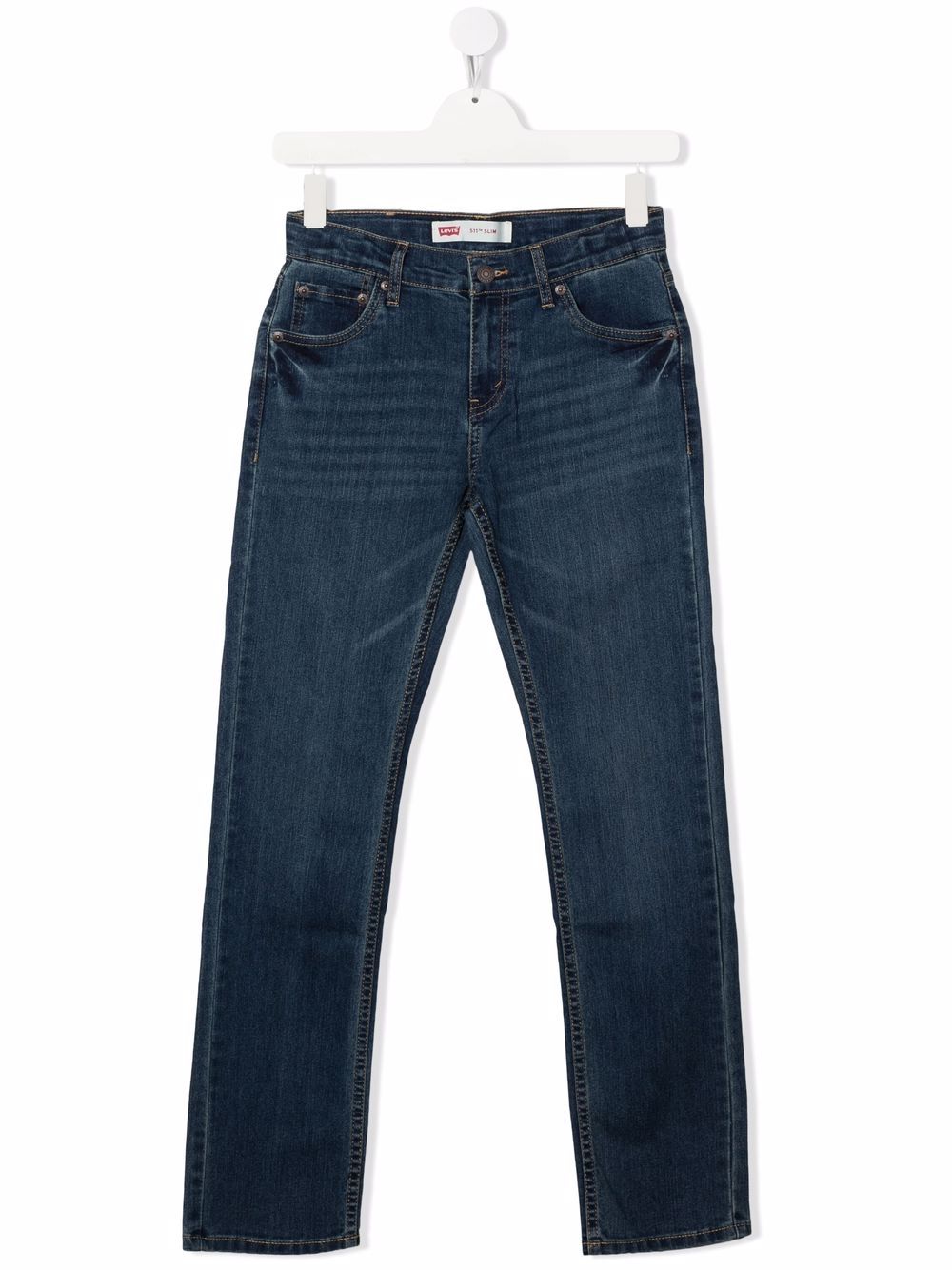 Levi's Kids 直筒牛仔裤 - 蓝色