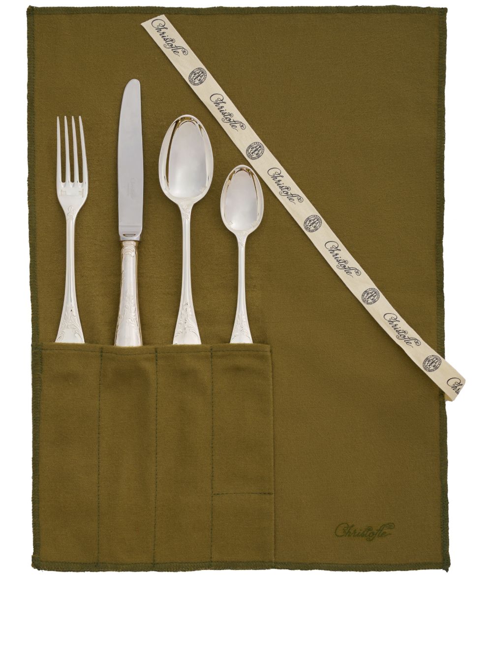 Christofle La Trousse Marly 单件餐具中号套装 - 银色