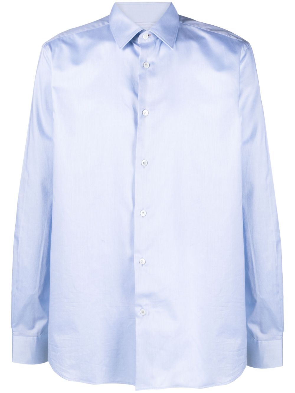 Paul Smith 经典翻领棉衬衫 - 蓝色