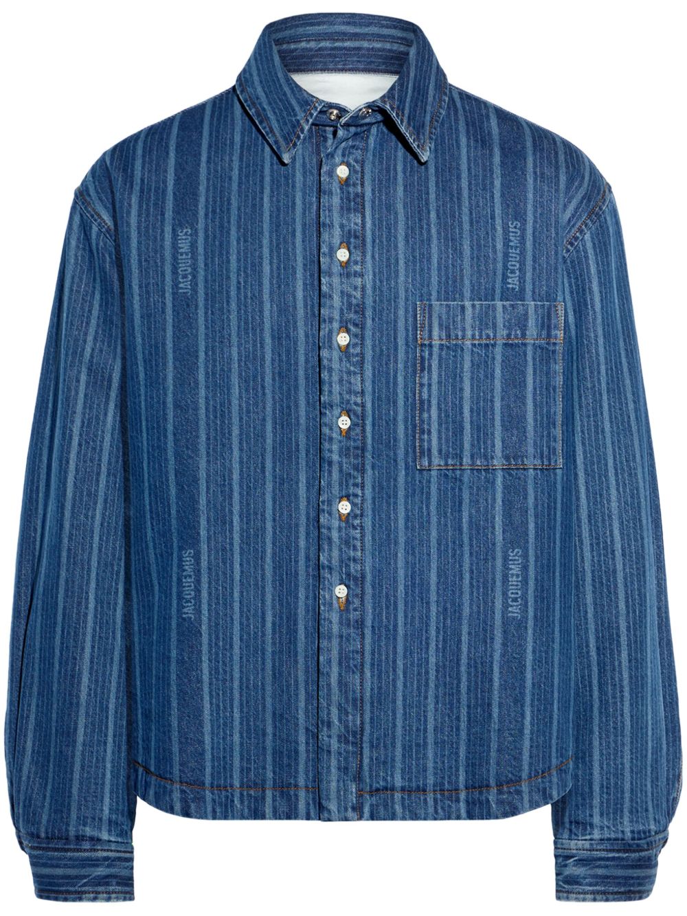 Jacquemus La Chemise Boulanger 衬衫 - 蓝色