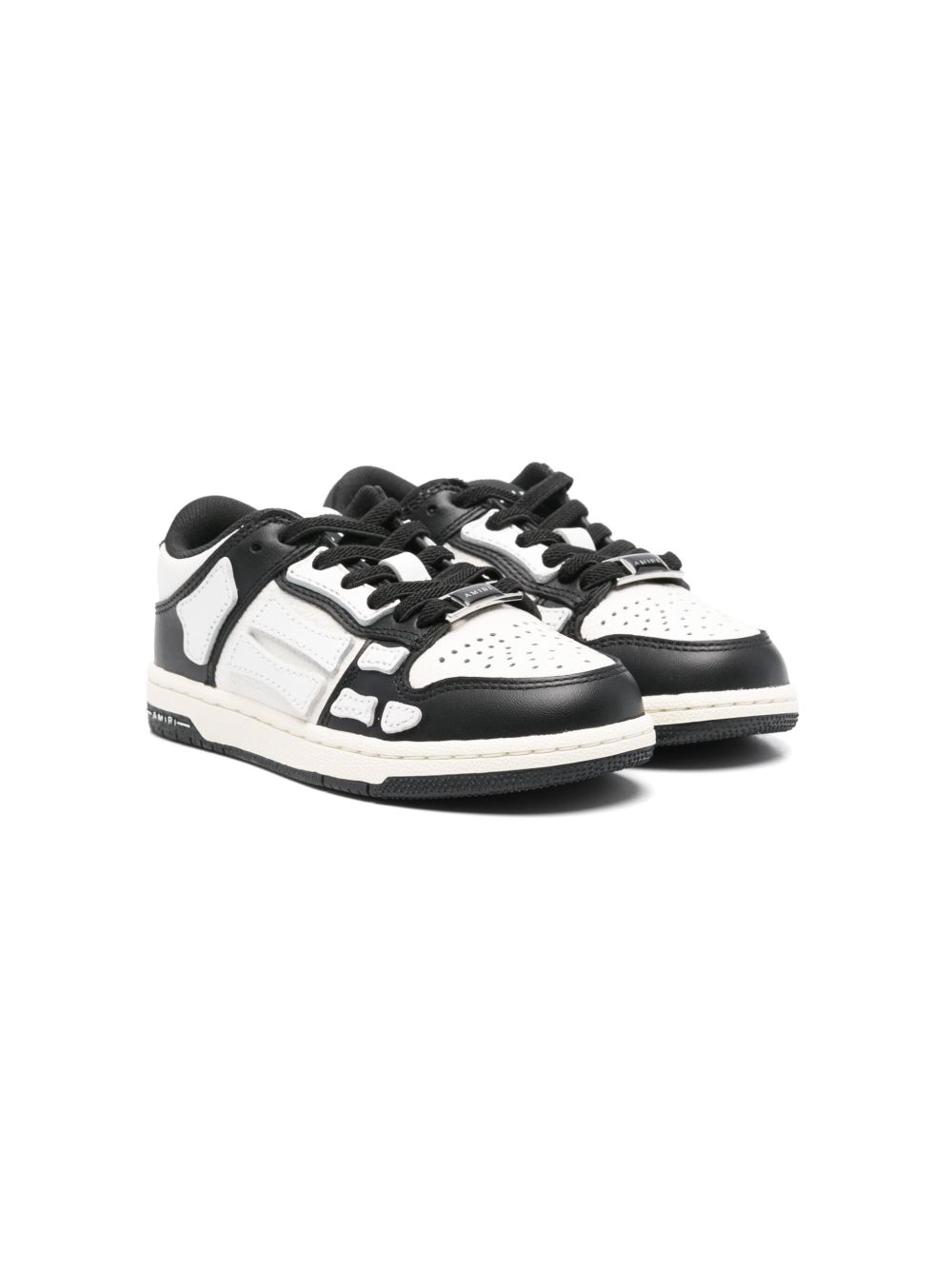 AMIRI KIDS Skel-Top Low 运动鞋 - 黑色