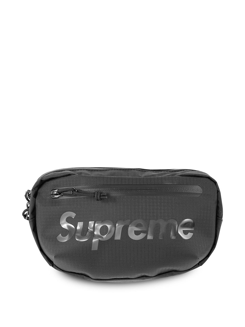 Supreme logo印花腰包 - 黑色