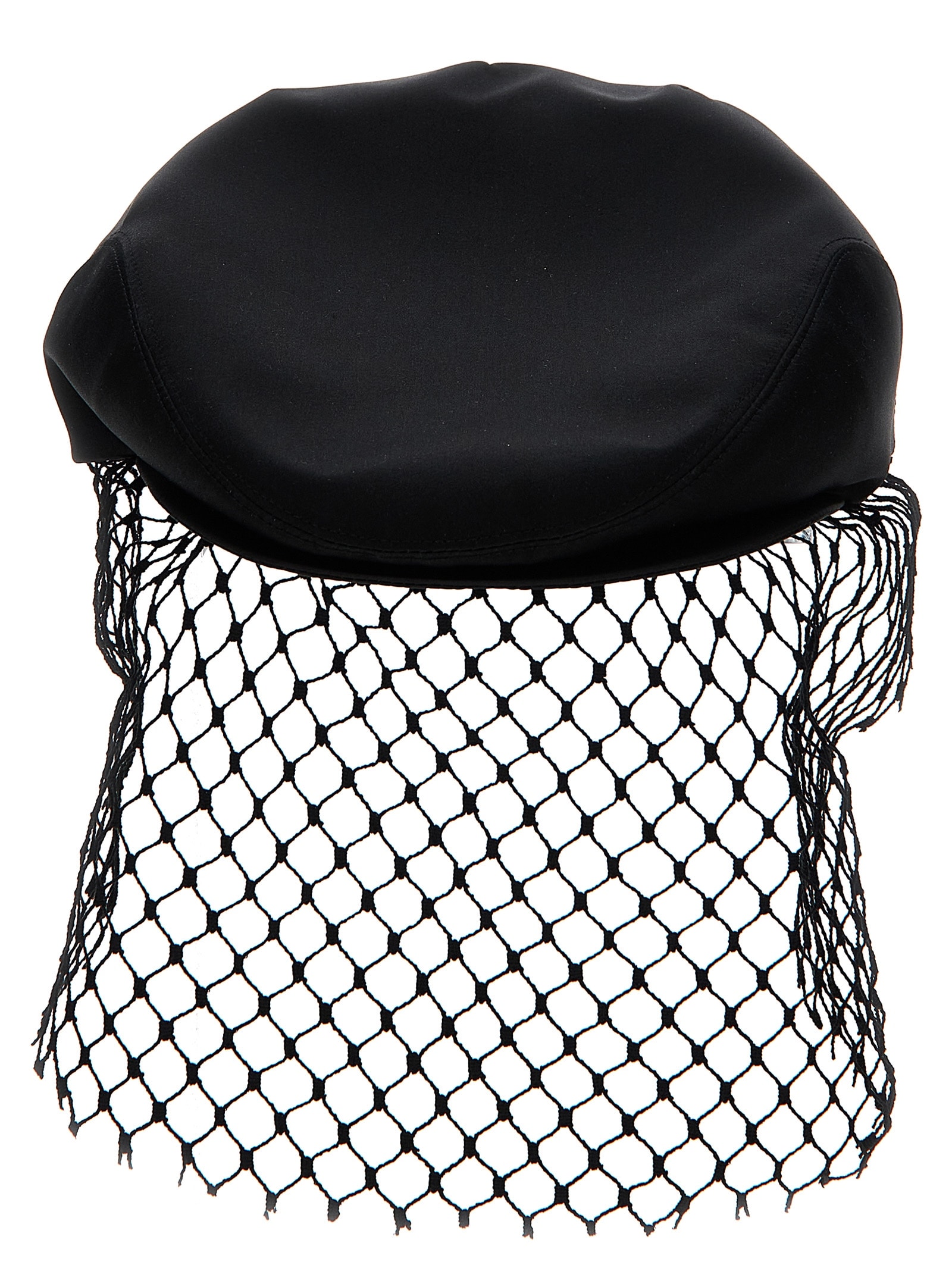 Dolce & Gabbana Satin Veil Cap