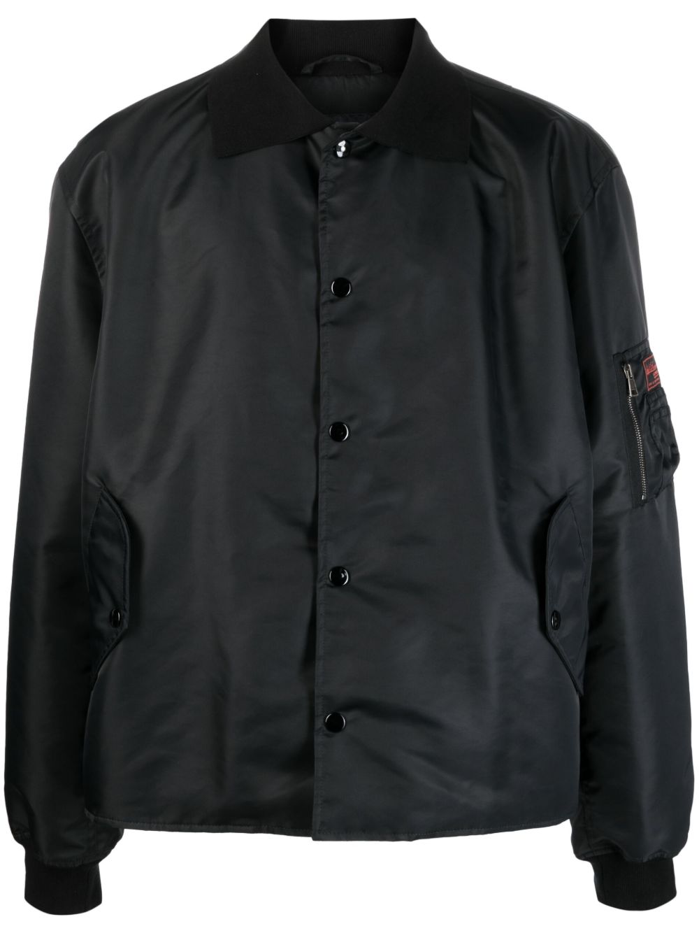Raf Simons 经典衣领飞行员夹克 - 黑色