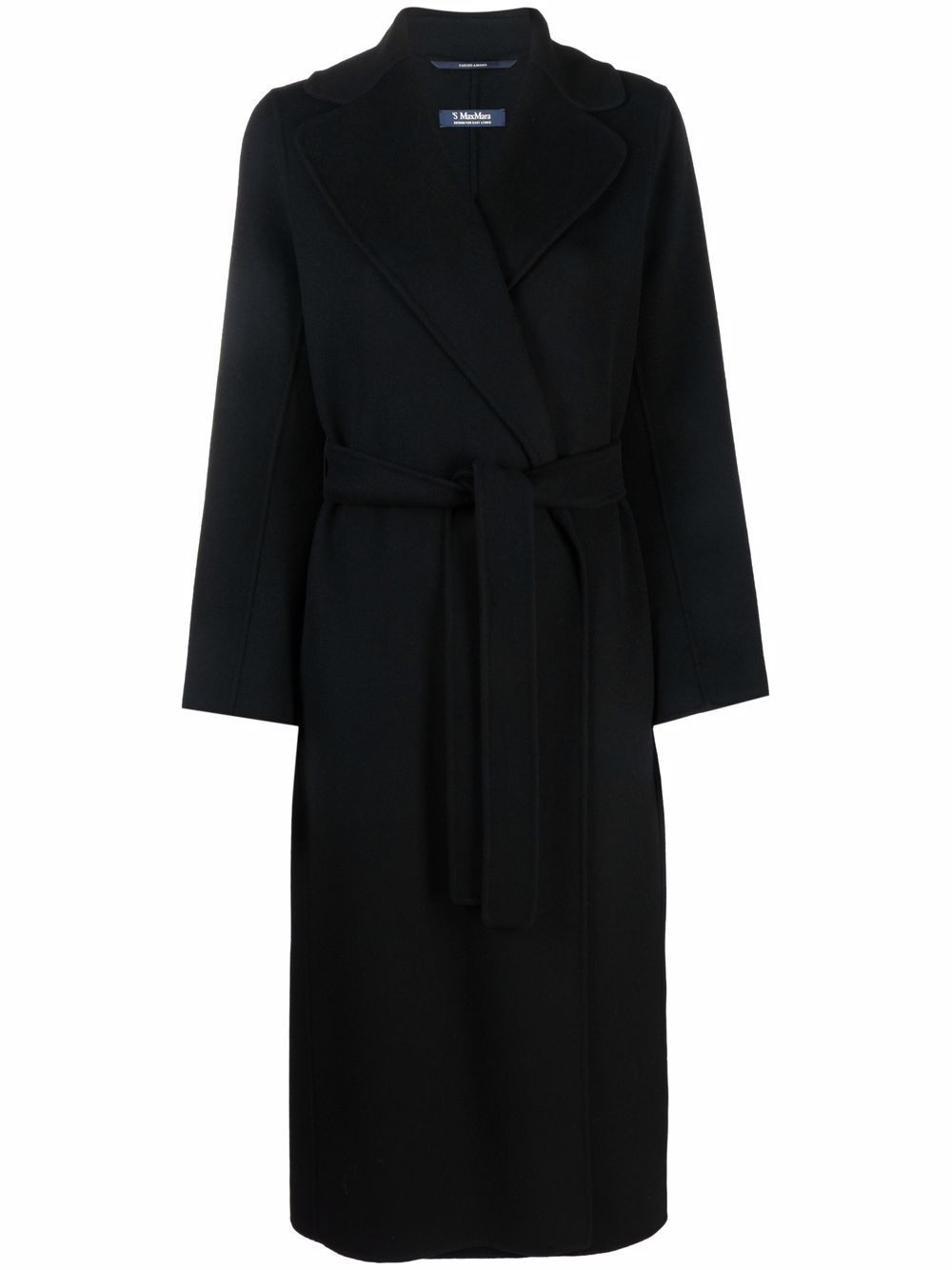 'S Max Mara 束腰外套 - 黑色