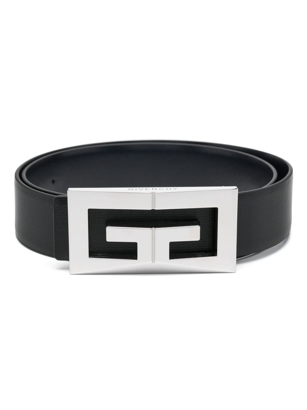 Givenchy logo扣环腰带 - 黑色
