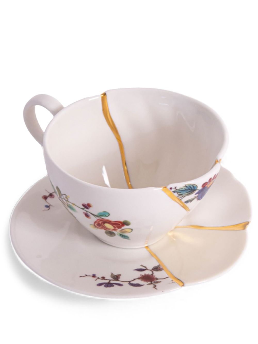 Seletti Kintsugi #2 茶杯套装 - 白色