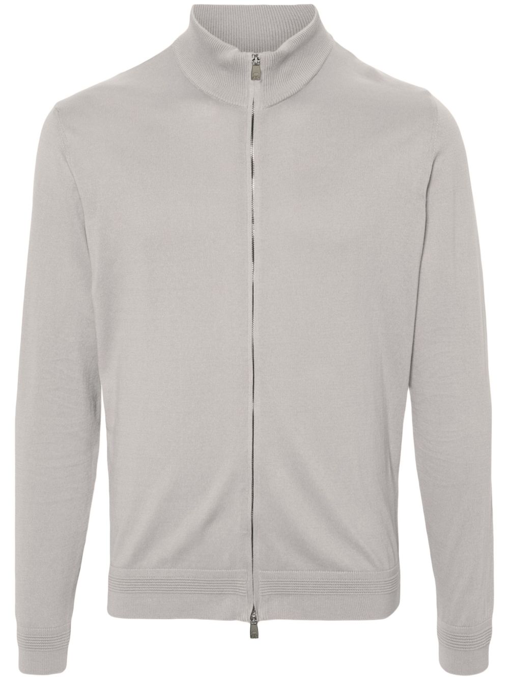 Corneliani 高领棉开衫 - 中性色