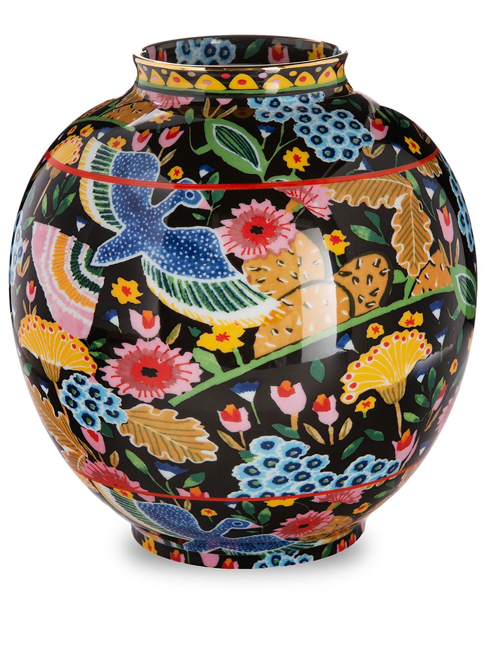 La DoubleJ Colombo Bubble 中号花瓶 - 黑色
