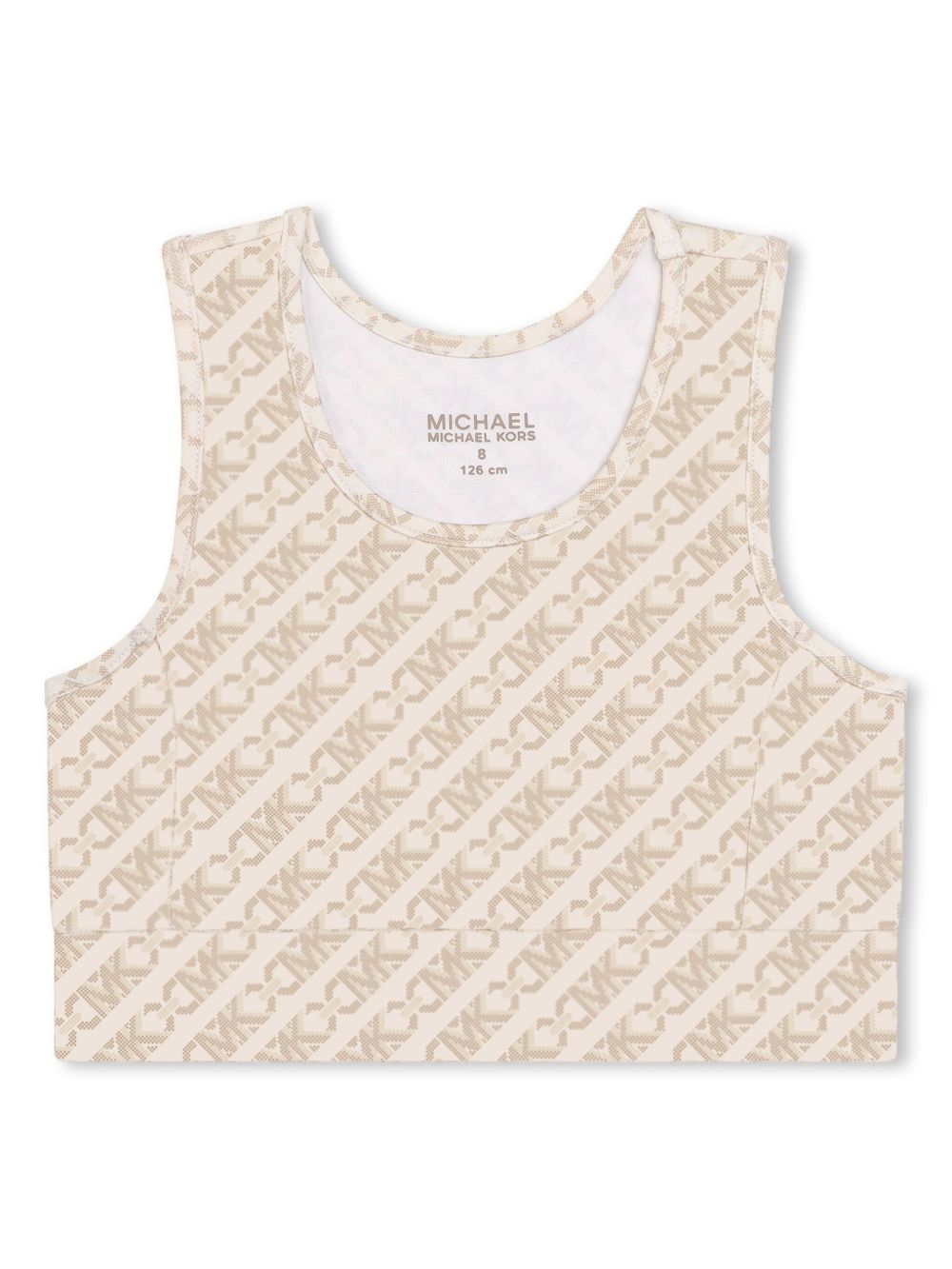 Michael Kors Kids logo印花坦克背心 - 中性色