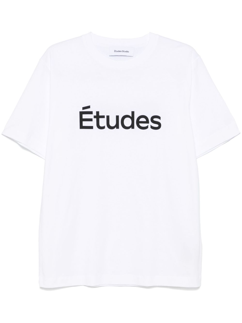 Etudes logo印花T恤 - 白色