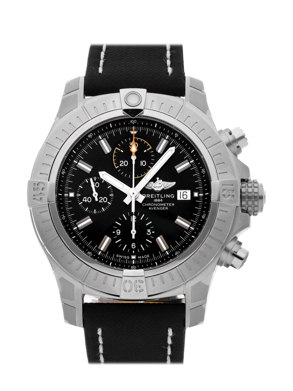 Breitling Avenger Chronograph 45毫米腕表（2024年典藏款） - 黑色
