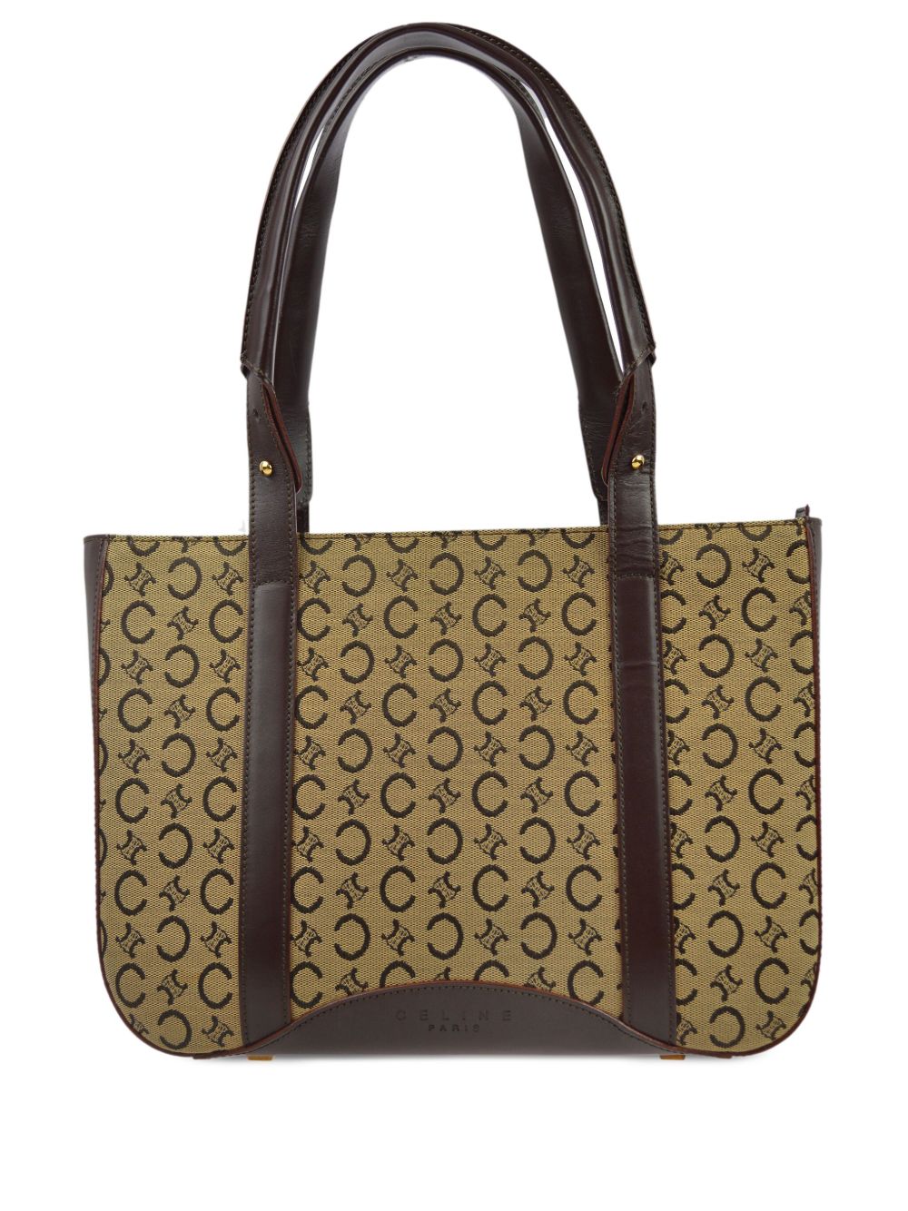 Céline Pre-Owned C Macadam 手提包（1990-2000年典藏款） - 褐色