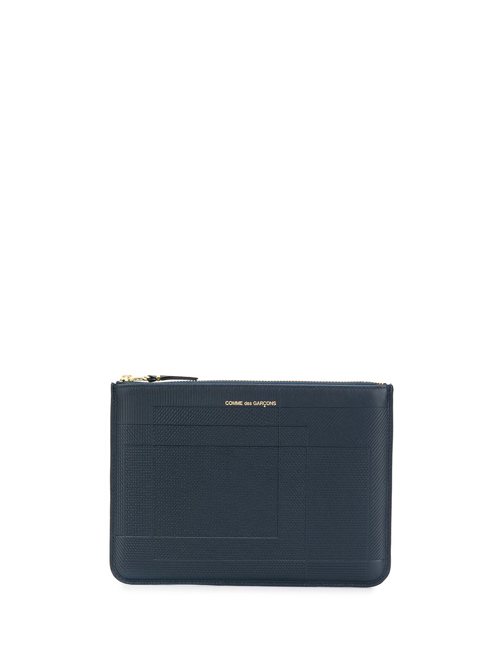 Comme Des Garçons Wallet 线条花纹钱包 - 蓝色