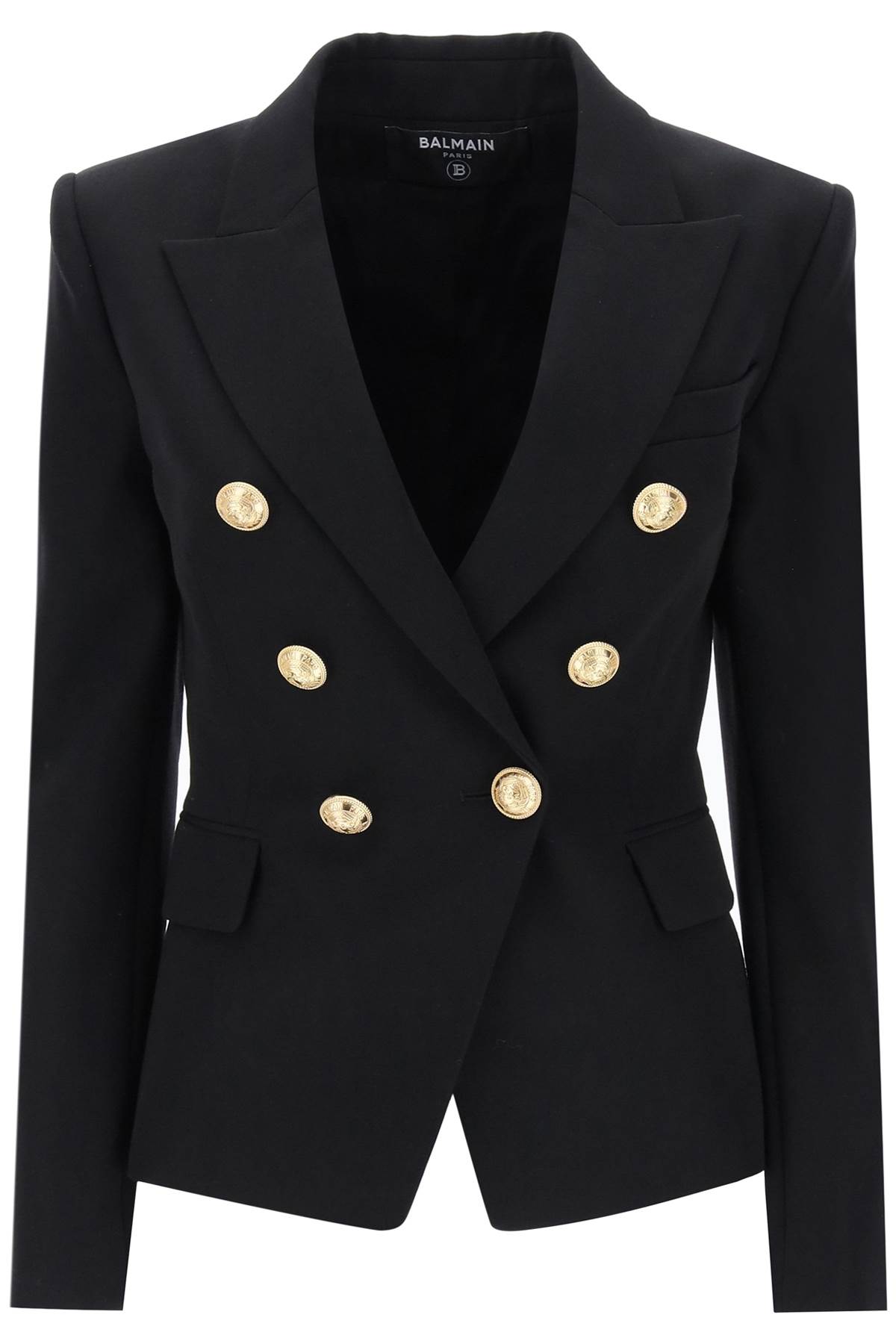 Balmain Grain De Poudre Double-breasted Jacket