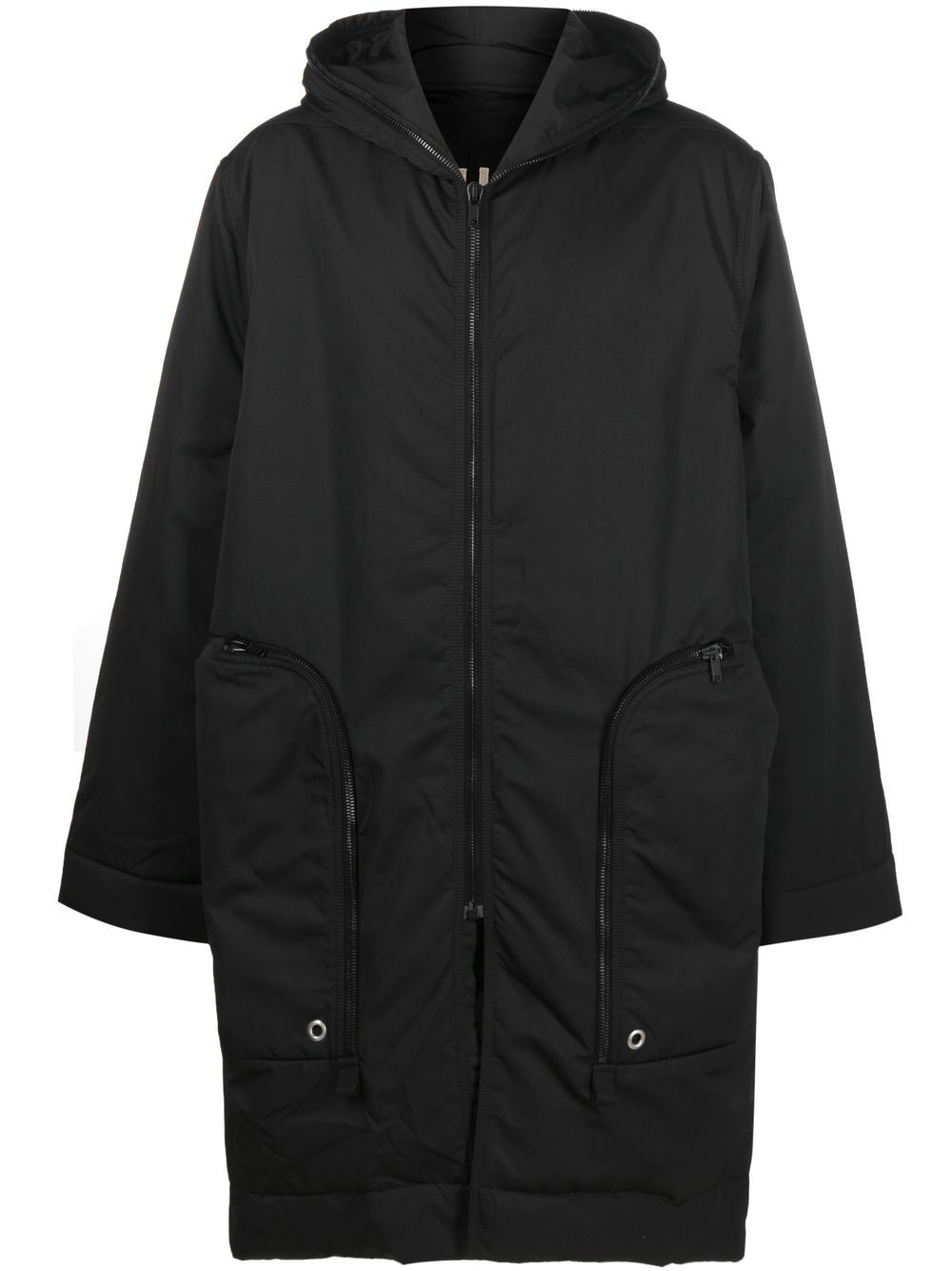 Rick Owens DRKSHDW 填充超大款外套 - 黑色