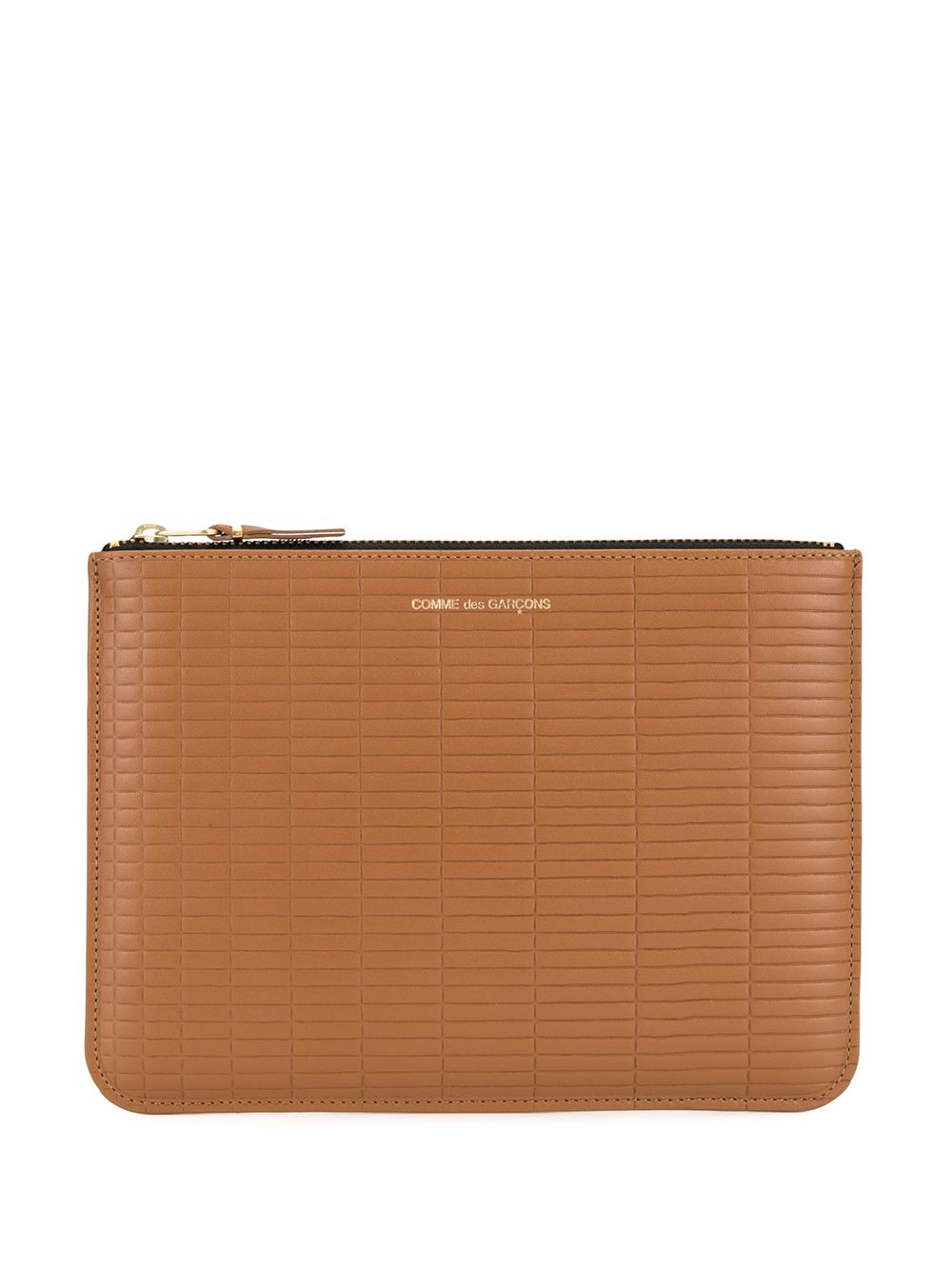 Comme Des Garçons Wallet Brick Line 拉链钱包 - 褐色