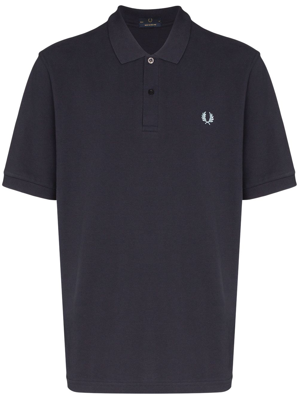 Fred Perry logo刺绣polo衫 - 蓝色