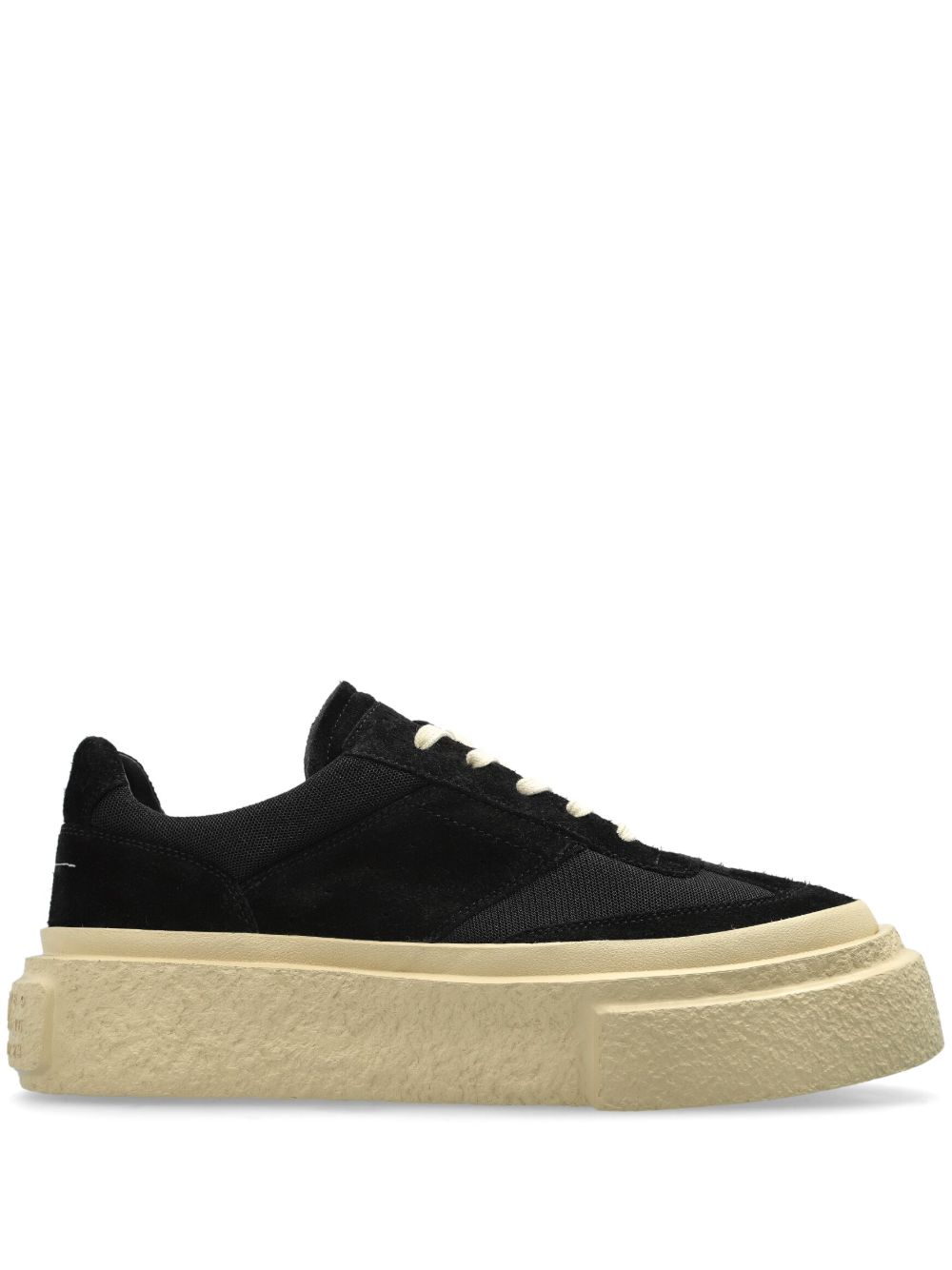 MM6 Maison Margiela Chunky Gambetta 系带运动鞋 - 黑色