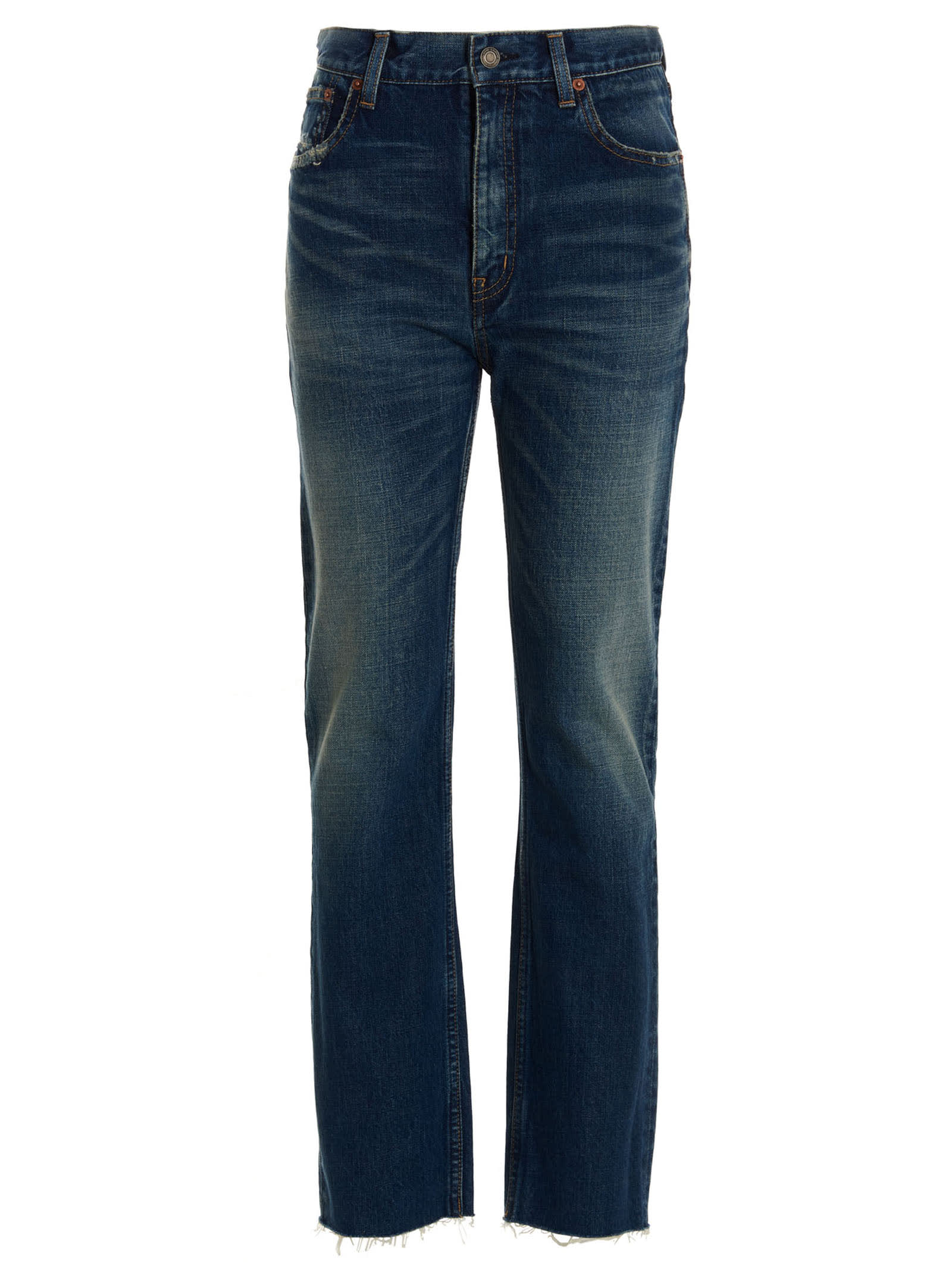 Saint Laurent Jeans Denim Taglio Vivo