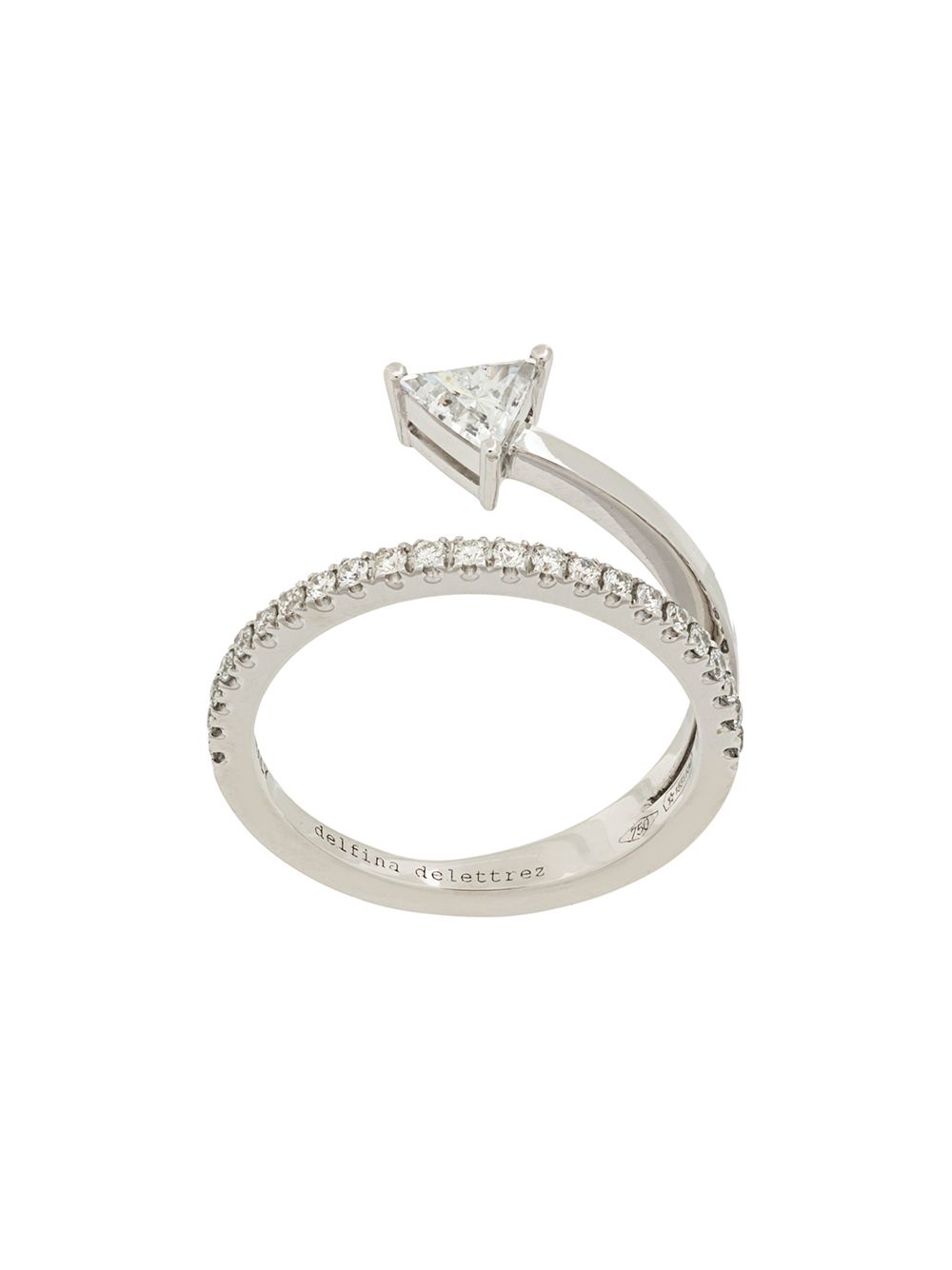Delfina Delettrez 18kt white gold Marry Me ring - 金属色