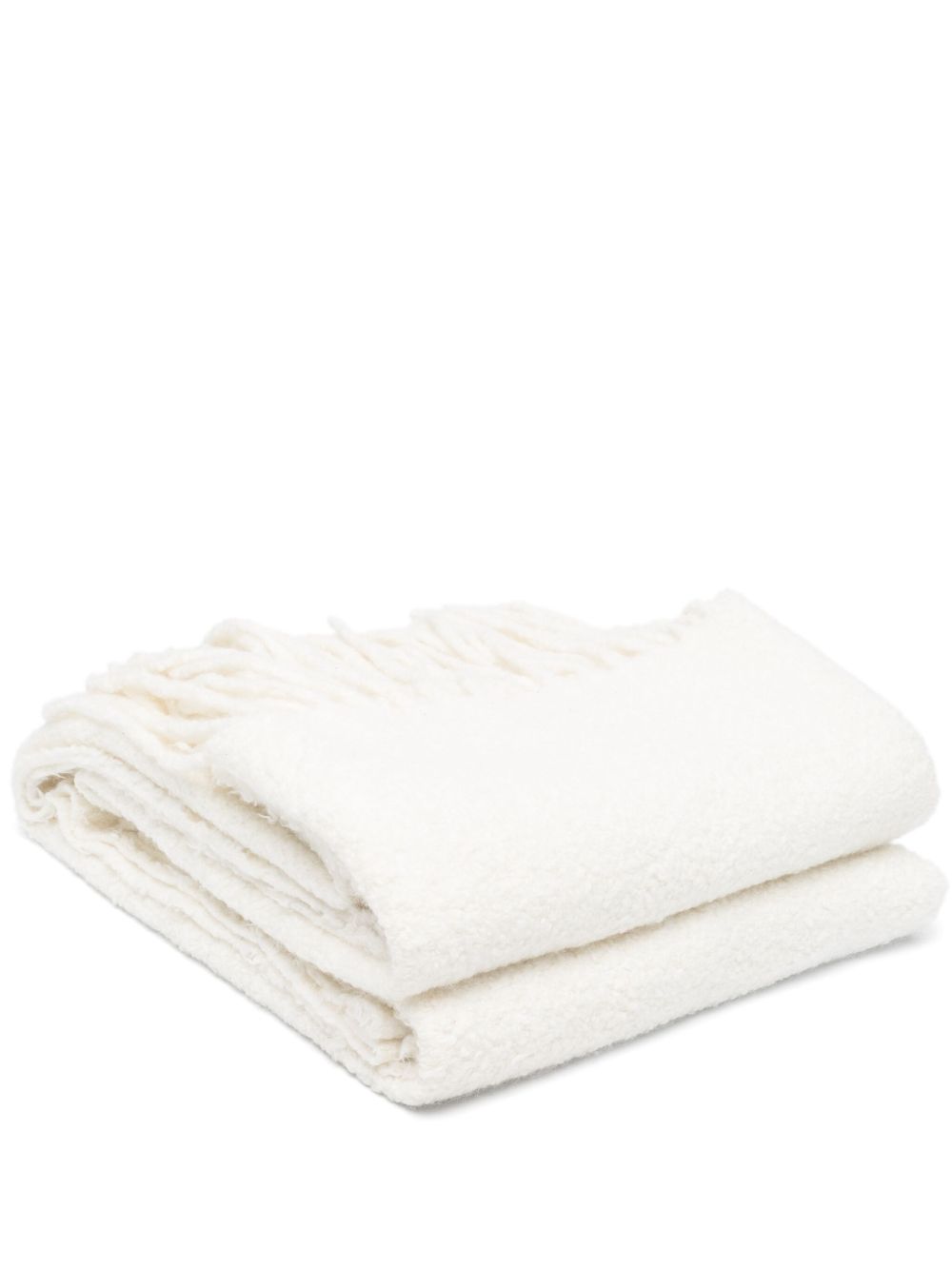 alonpi cashmere Snow 毯子 - 白色