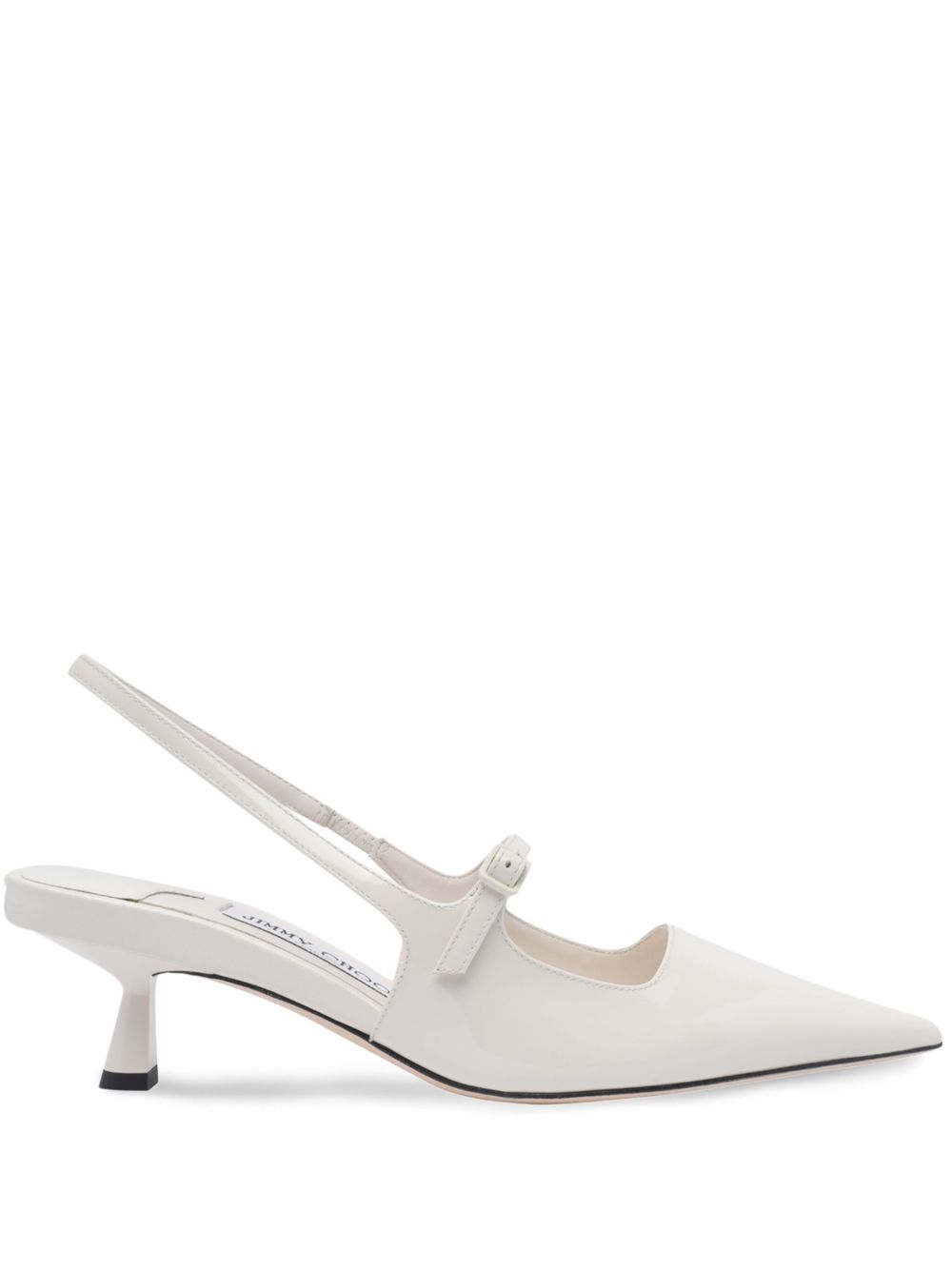 Jimmy Choo Didi 低跟鞋（4.5厘米） - 白色