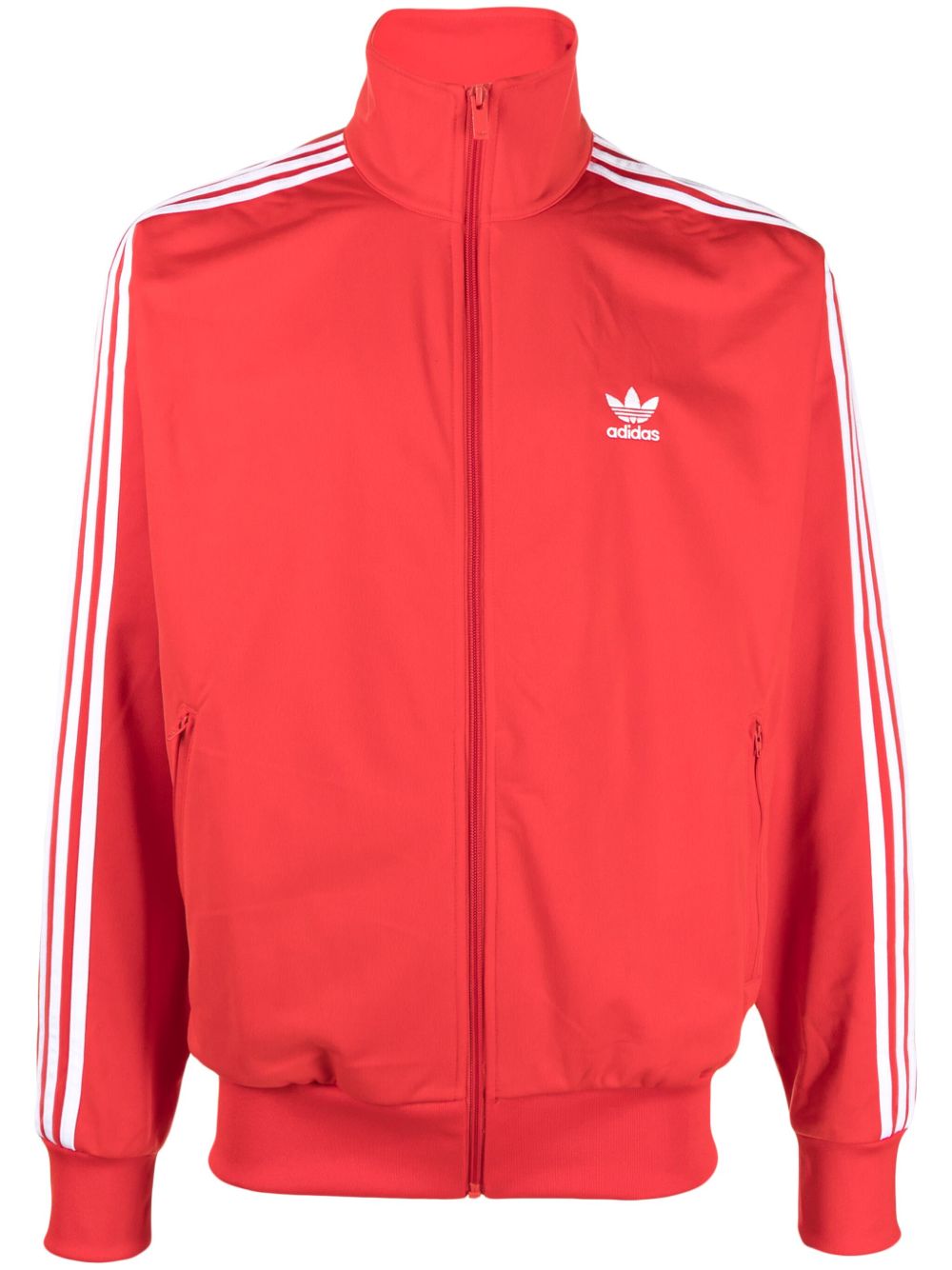 adidas Firebird 三叶草logo夹克 - 红色