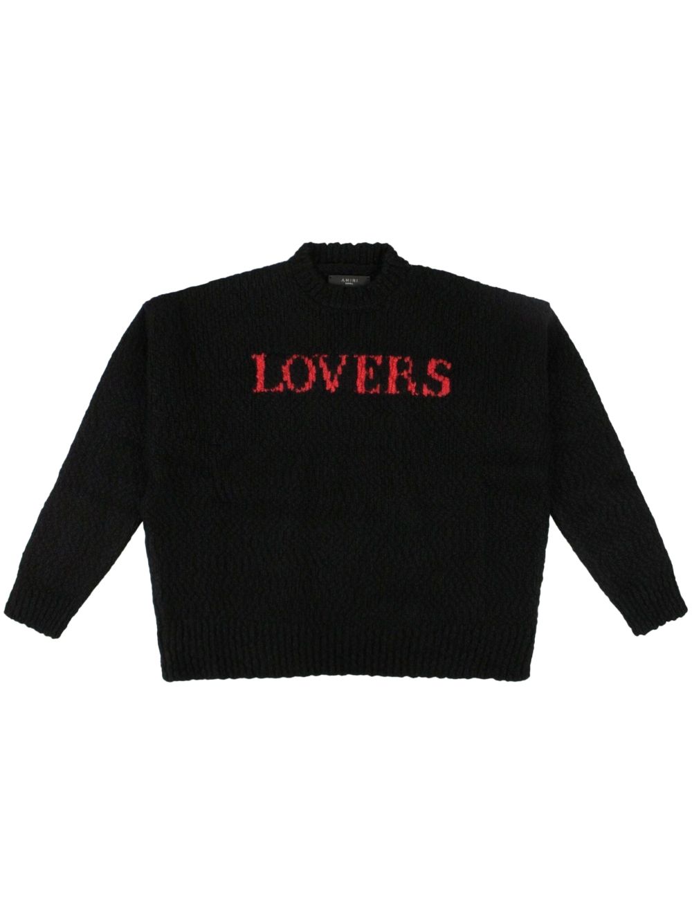 AMIRI Lovers 羊毛毛衣 - 黑色