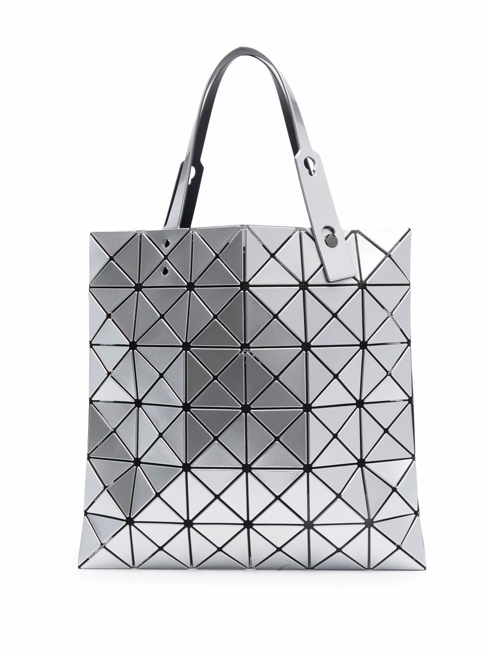 Bao Bao Issey Miyake Lucent 几何形拼接手提包 - 灰色